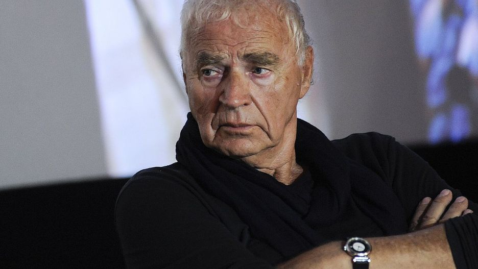 Janusz Głowacki na pokazie prasowym filmu pt. "Wałęsa. Człowiek z nadziei". Warszawa, 17. 09. 2013