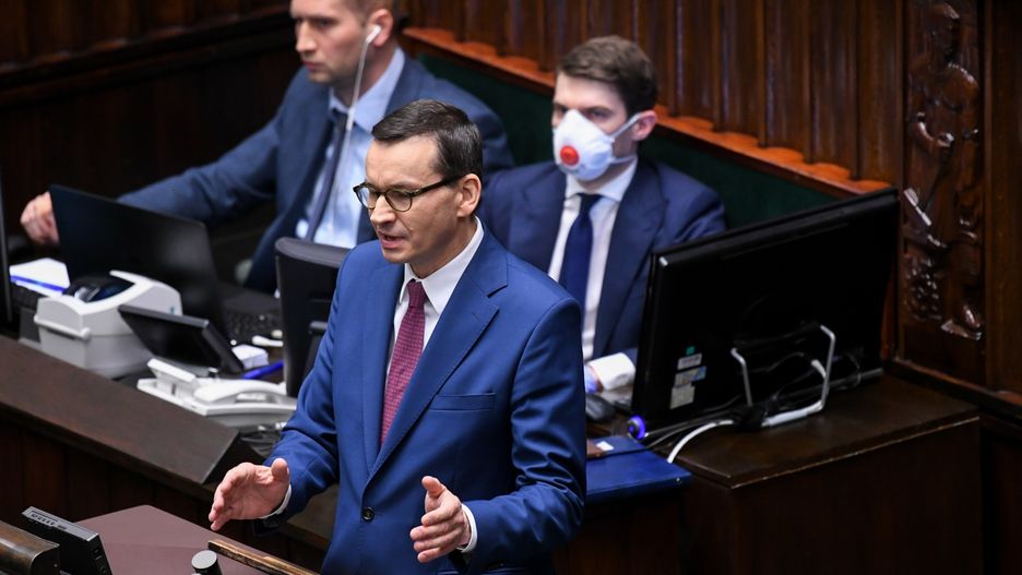 Koronawirus w Polsce. Mateusz Morawiecki wystąpił w Sejmie.