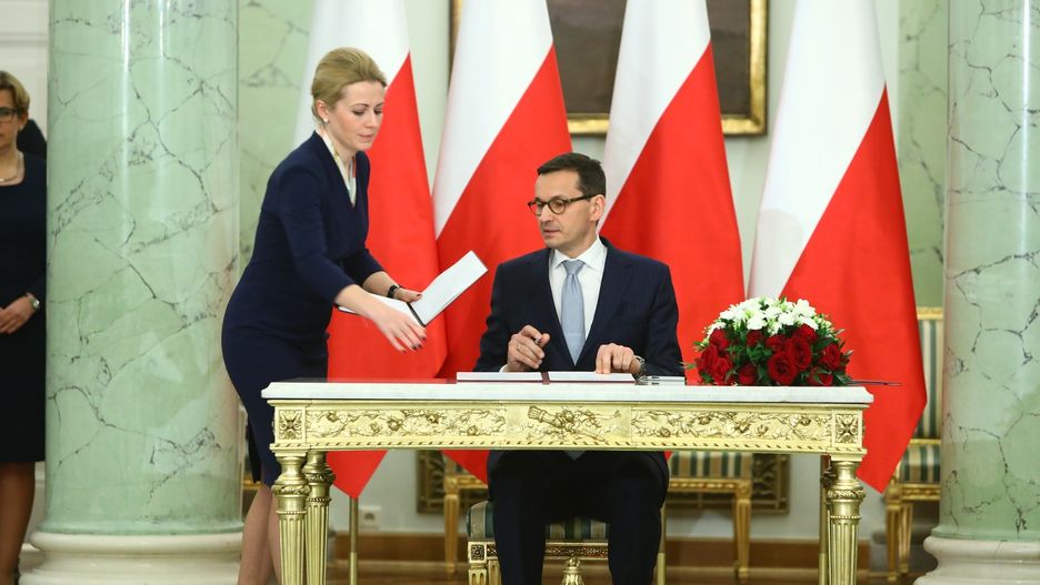 Morawiecki został premierem w momencie wysokich notowań PiS
