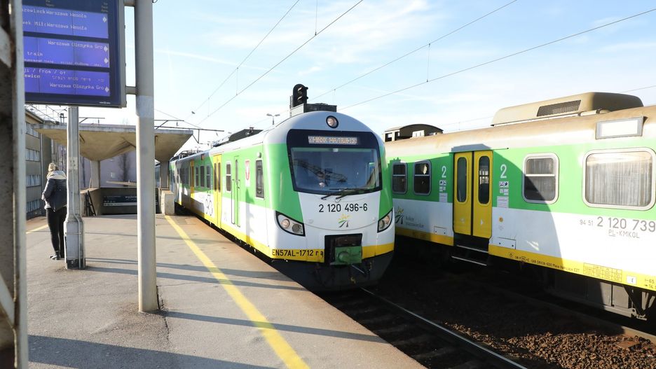 Od wtorku zmieni się rozkład Kolei Mazowieckich.