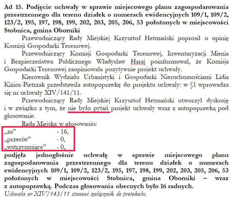 Tak Rada Miejska w Obornikach zgodziła się na budowę zamku w środku Puszczy Noteckiej. 