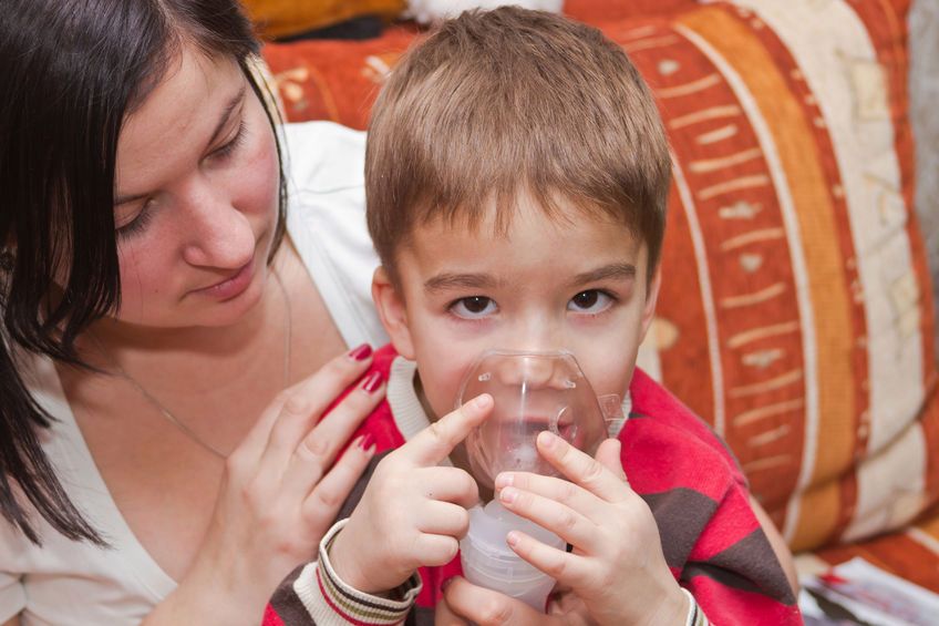 dziecko chore na astmę 