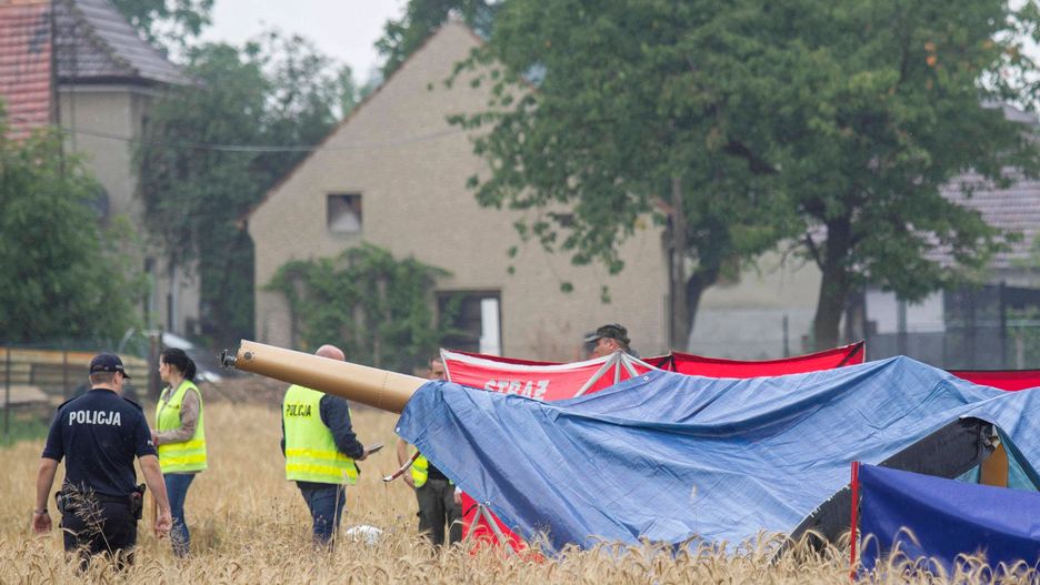 Do katastrofy doszło 60 metrów od drogi