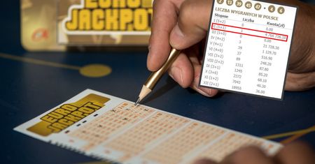 Wysoka wygrana w Eurojackpot. Polak otarł się o główną nagrodę
