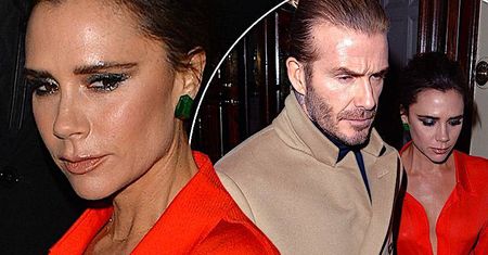 Odpicowani jak z żurnala Victoria i David Beckhamowie pomykają za rączkę na luksusową imprezę Vogue'a w Londynie!