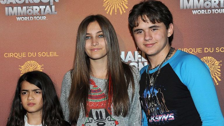Blanket Jackson, Paris Jackson, Prince Jackson