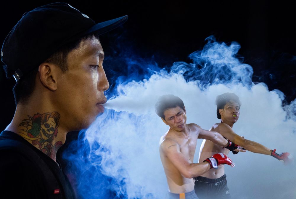 Tu istnieje sieć klubów jak z "Fight club". Też są nielegalne