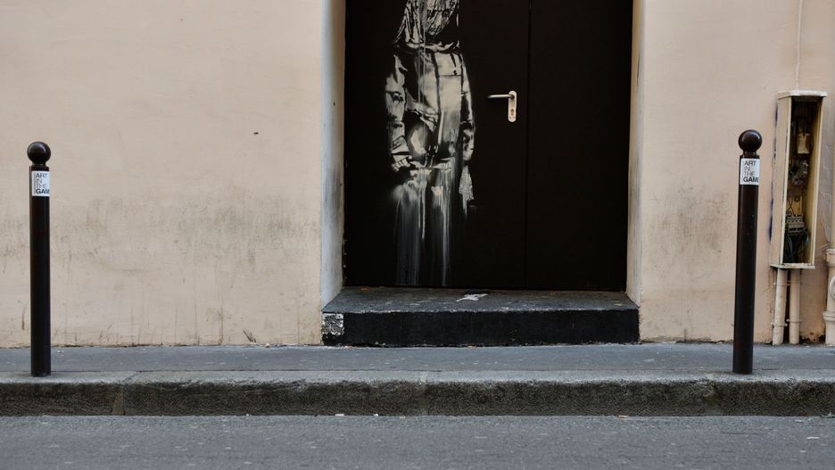 Kolejna praca Banksy'ego została skradziona