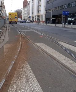 Wrocław: Torowisko w centrum zamknięte – tramwaje jeżdżą objazdami