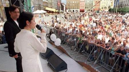 Impreza na wrocławskim Rynku