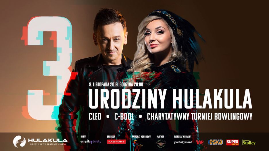 9 listopada 2019 r. Hulakula będzie obchodzić 3. urodziny