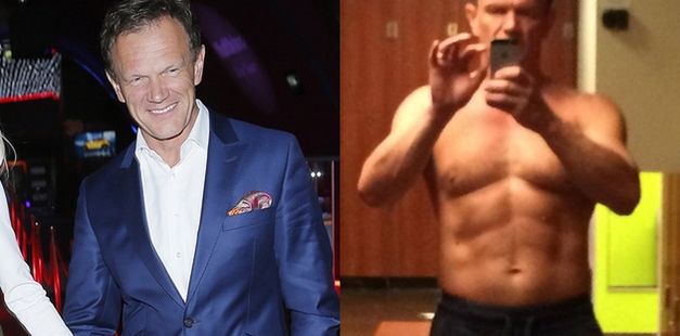 Cezary Pazura pochwalił się umięśnioną klatą! FOTO