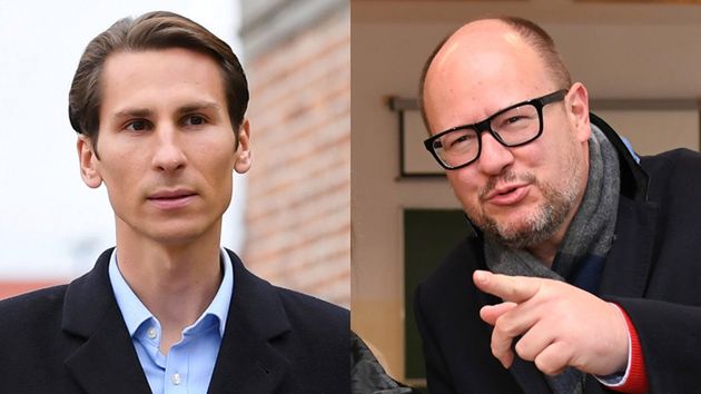 Kacper Płażyński i Paweł Adamowicz