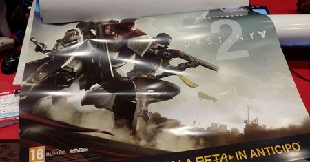 Rozchodniaczek, w którym Mario biegnie po złoto na plakacie z datą Destiny 2