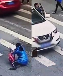 Chiny: samochód potrącił kobietę z dzieckiem. Kilkulatek stanął w obronie mamy