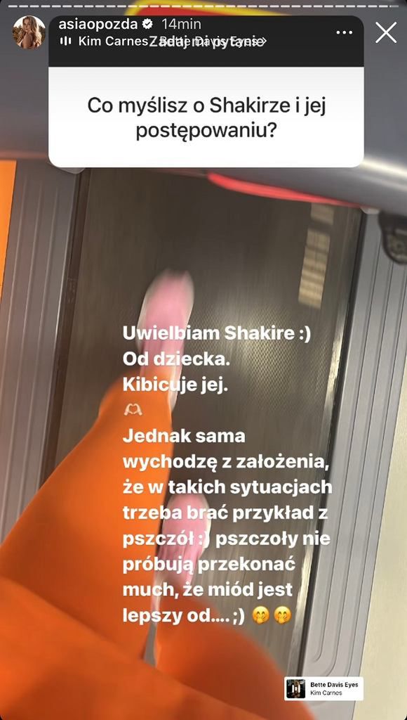 Joanna Opozda komentuje zachowanie Shakiry