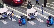 Chiny: samochód potrącił kobietę z dzieckiem. Kilkulatek stanął w obronie mamy