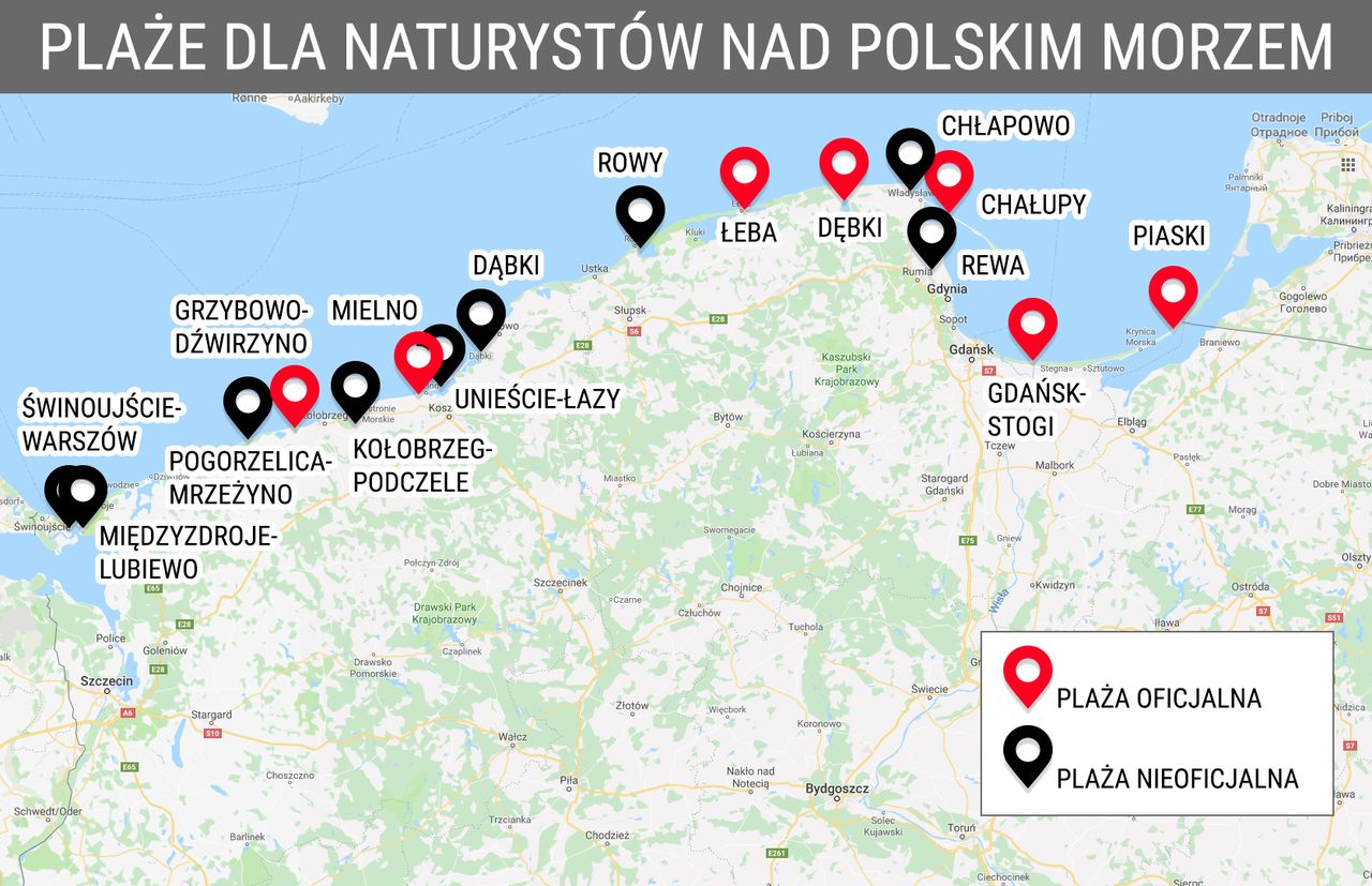 Wakacje dla naturystów. Miejsca nad morzem, w których wypoczniemy bez ubrań