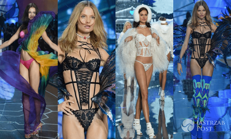 Magdalena Frąckowiak i Magdalena Jagaciak na pokazie Victoria's Secret