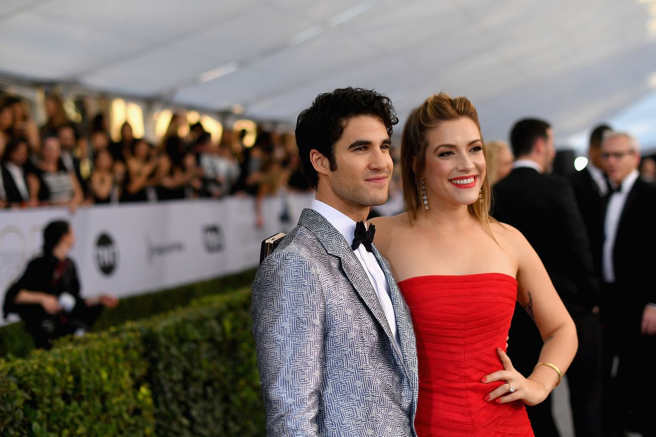 "Glee": Darren Criss wziął ślub. Panna młoda wyglądała obłędnie