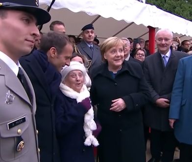 101-latka pomyliła Merkel z żoną Macrona. Rozbrajające nagranie