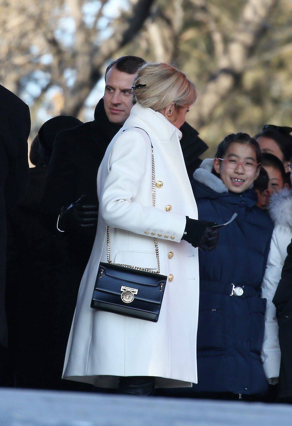 Brigitte Macron i Emmanuel Macron w Chinach