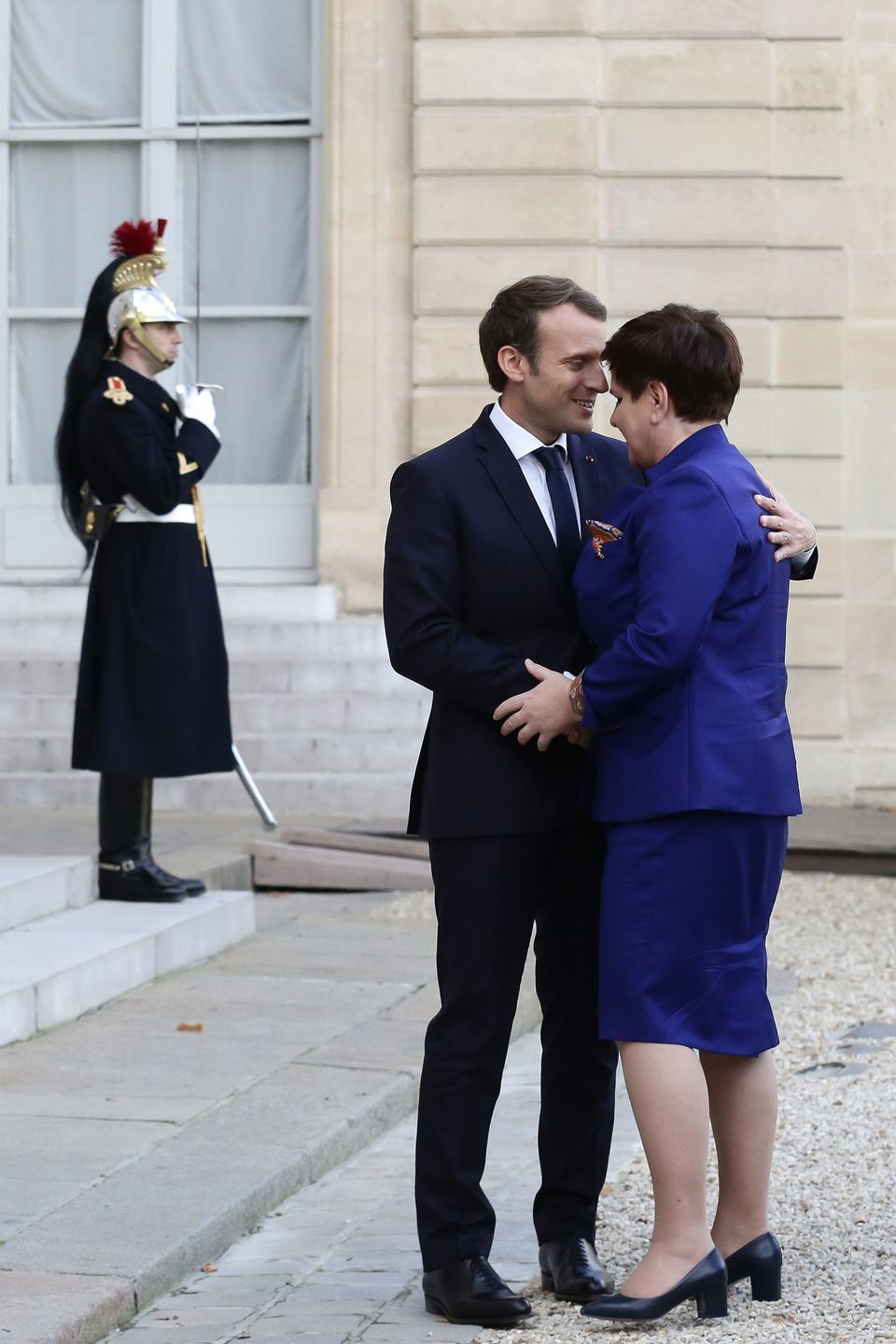 Spotkanie Beaty Szydło z Emmanuelem Macronem