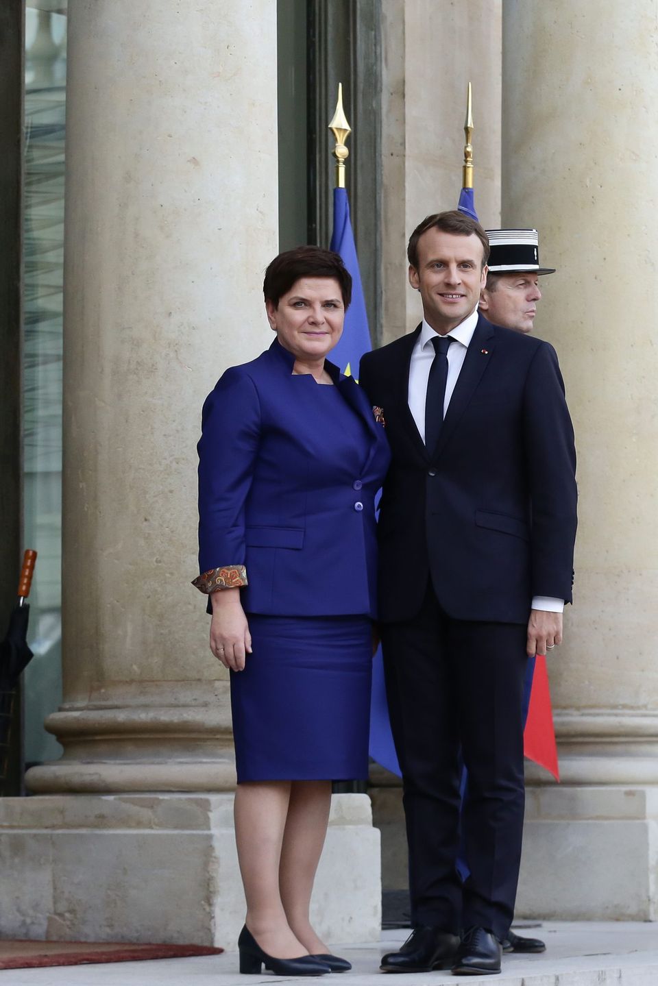 Spotkanie Beaty Szydło z Emmanuelem Macronem
