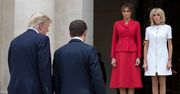"Zmierzył ją wzrokiem od góry do dołu". Donald Trump obraził Brigitte Macron?