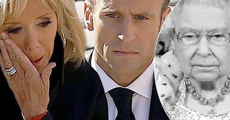 Emmanuel Macron z żoną bezlitośnie skrytykowani przez brytyjskie media. Tak zachowywali się w Londynie dzień przed pogrzebem królowej