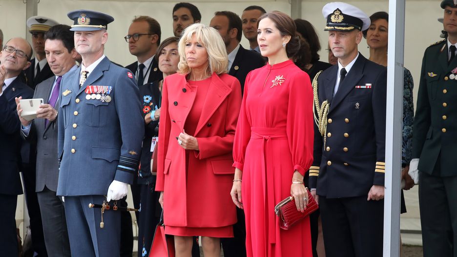 Brigitte Macron i księżna Mary