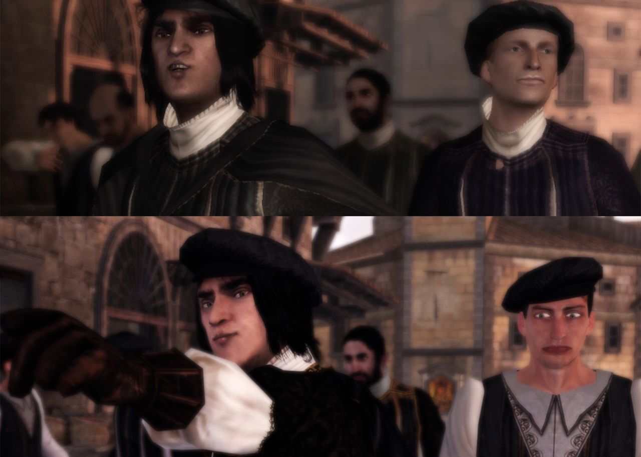 Błędy remastera Assassin's Creed II zrodziły nowego mema