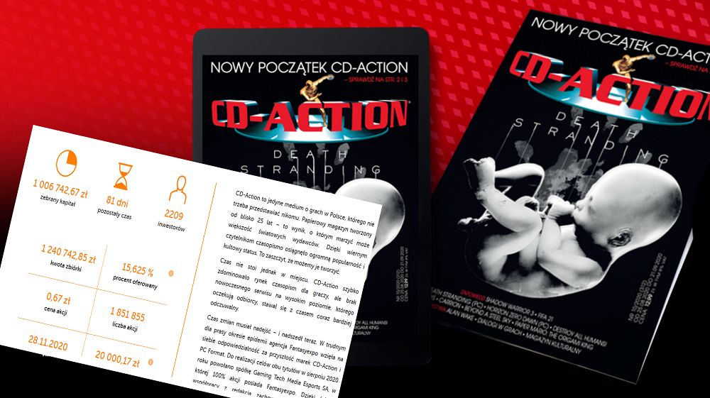 CD-Action już zebrało milion złotych