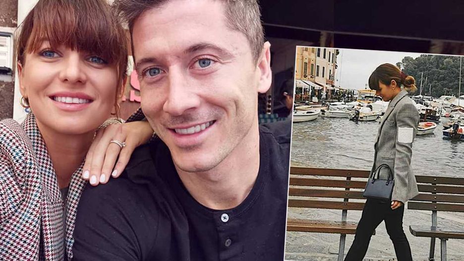 Anna i Robert Lewandowscy we Włoszech