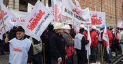 Protest związkowców i rolników