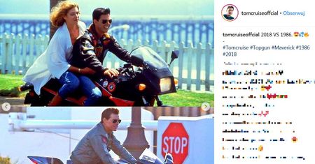 Tom Cruise jak wampir. Porównał zdjęcia z 1986 i 2018 – wcale się nie zestarzał