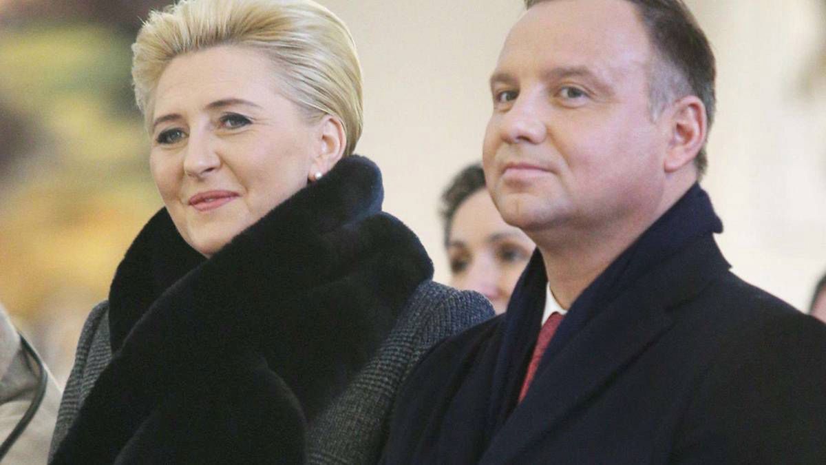 Agata Duda i Andrzej Duda na Sycylii