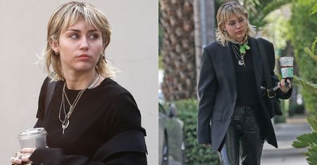 Przygnębiona Miley Cyrus przemierza ulice Kalifornii w nowej fryzurze (FOTO)