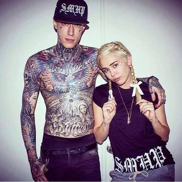 Miley Cyrus i Trace Cyrus