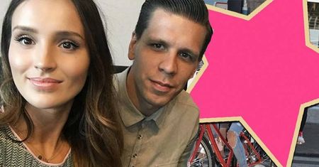 Ale oni się kochają! Piękni Marina i Wojciech Szczęsny na rowerach we Francji
