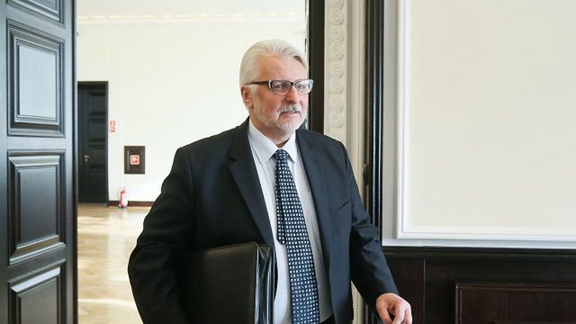 Szef MSZ Witold Waszczykowski