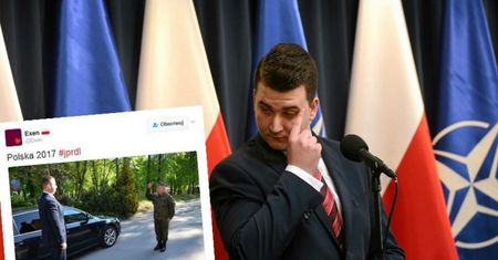Bartłomiej Misiewicz szefem MON? To zdjęcie robi furorę