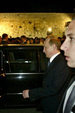Putin przy Ścianie Płaczu