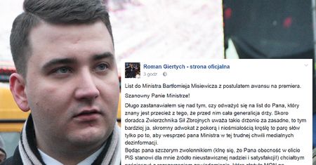 Misiewicz premierem? Tego domaga się... Roman Giertych