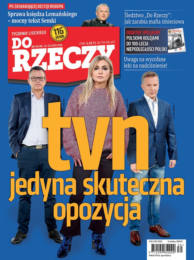 Dumny Jacek Kurski i TVN, który jest lepszy niż opozycja. Tygodniki stawiają na autotematyzm