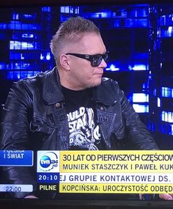 Muniek Staszczyk skrytykowany za to, jak zachowywał się w programie Olejnik