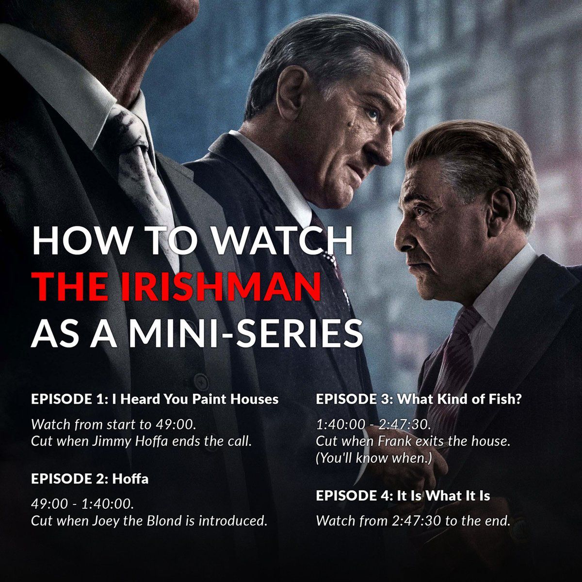Jak obejrzeć "Irlandczyka" w formie miniserialu? 