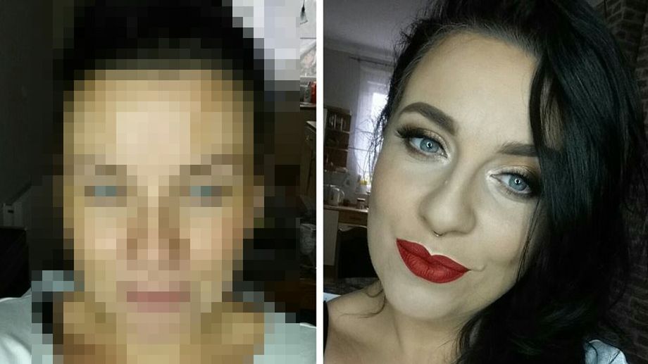 Gracjanna Błaszczyk w make-upie i bez