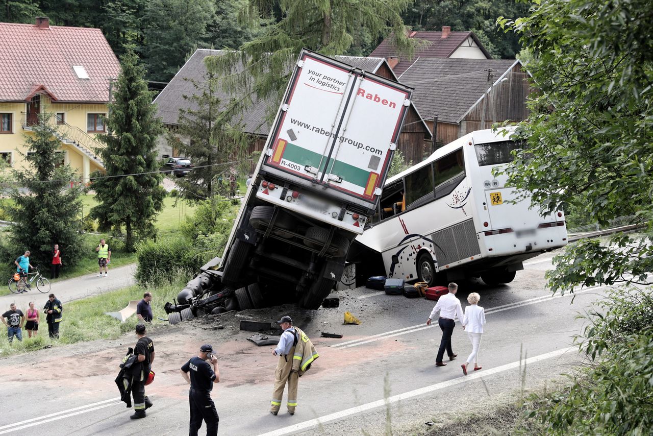 Tenczyn. Wypadek autokaru z dziećmi - nowe fakty