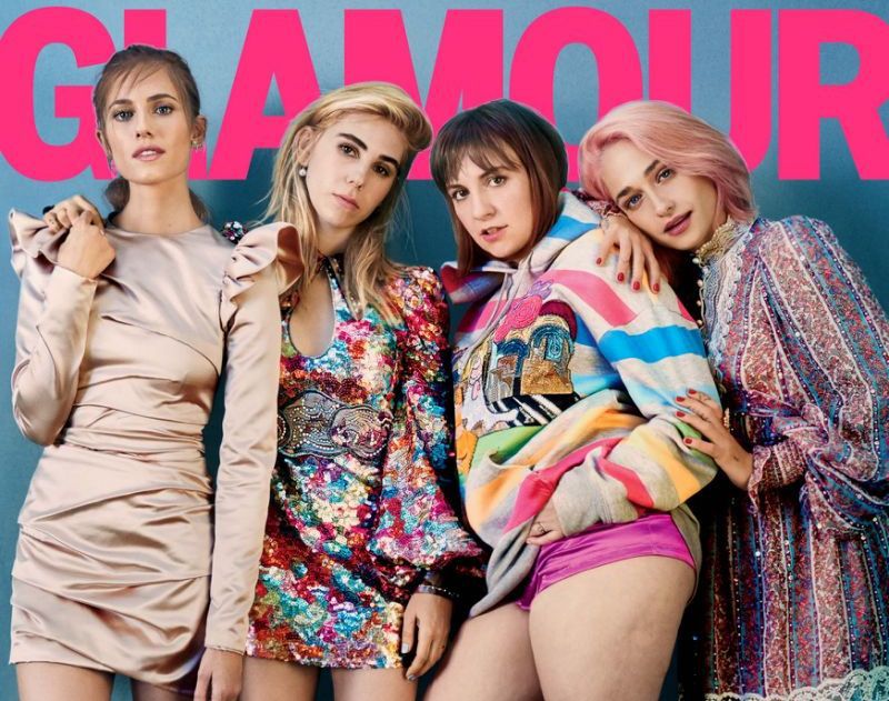 Aktorki z serialu „Dziewczyny” na okładce „Glamour” bez retuszu